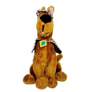 Vintage 12" Scooby Doo Sherlock Holmes Plush Cartoon Network Stuffed Animal